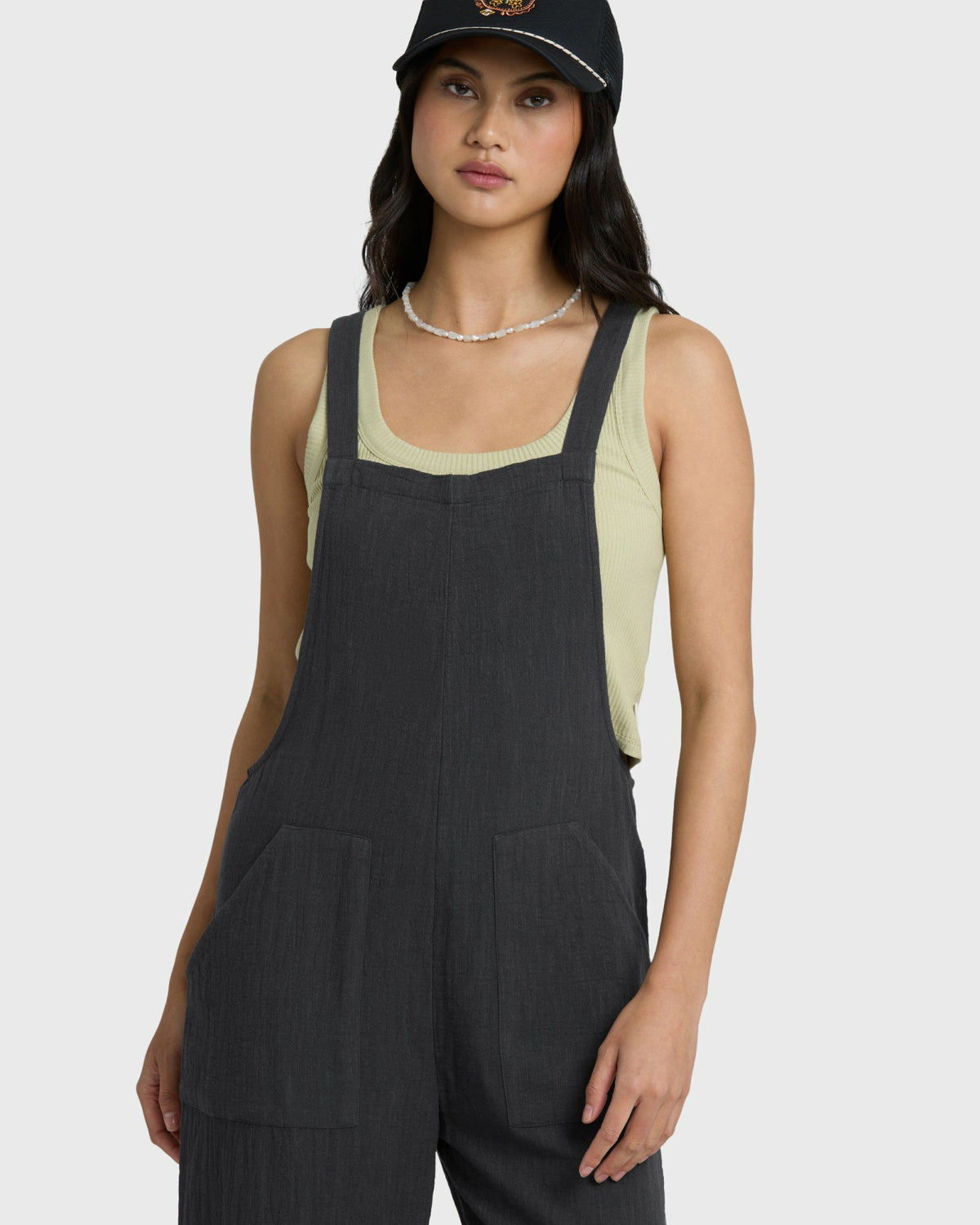 Billabong Women's Pacific Time Jumpsuit - Black Sands