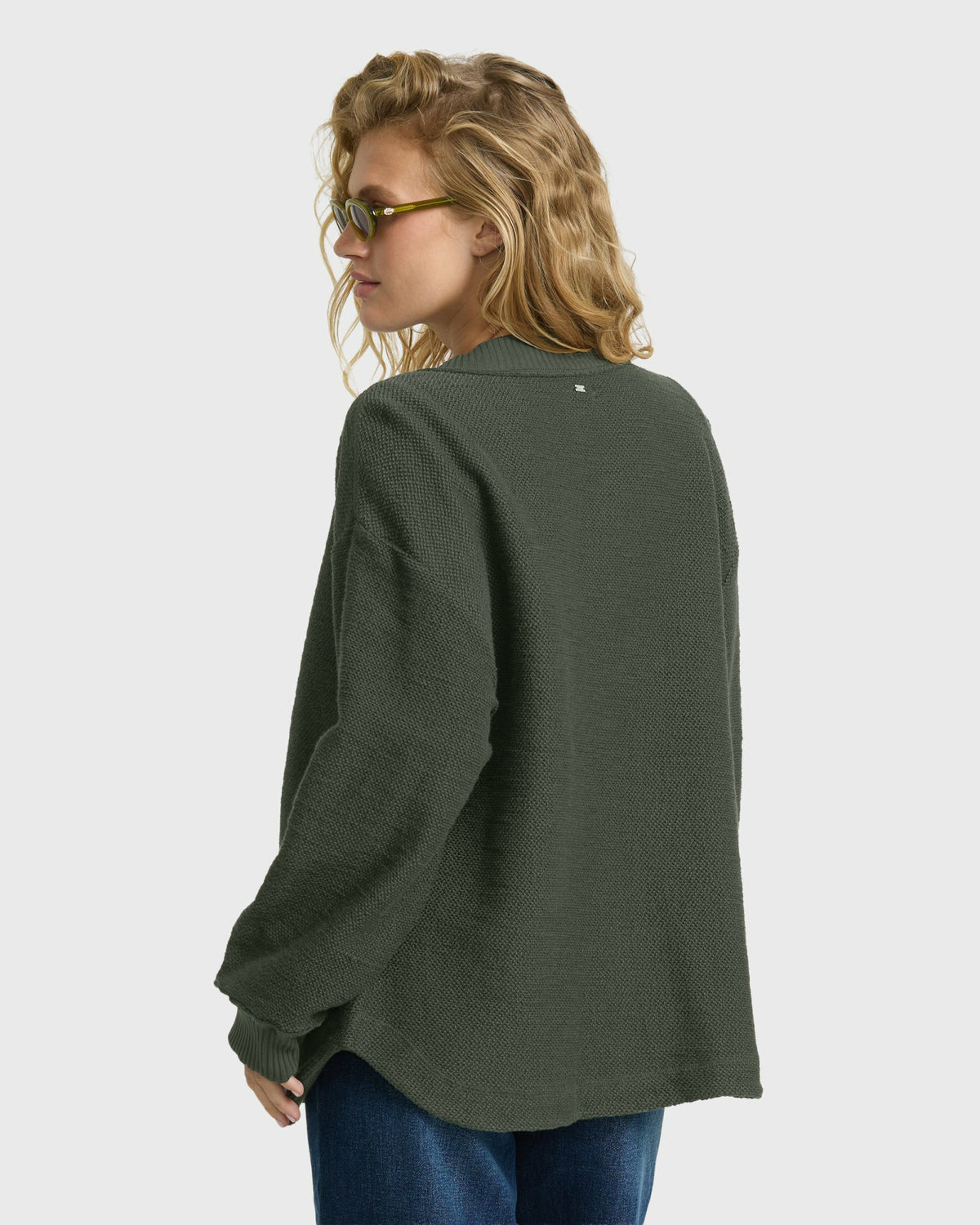 Billabong Women's Fire Side Fleece Shacket - Canteen