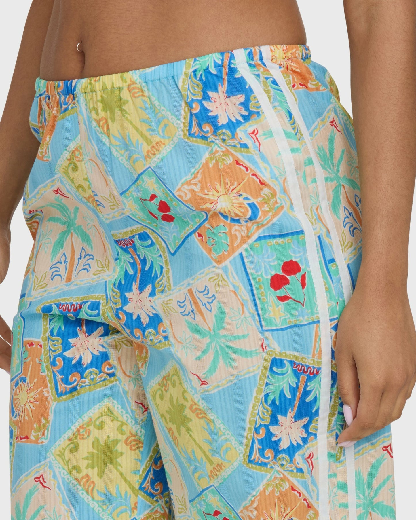 Billabong Women's Palm Grove Elastic Waist Pants - Dream Blue