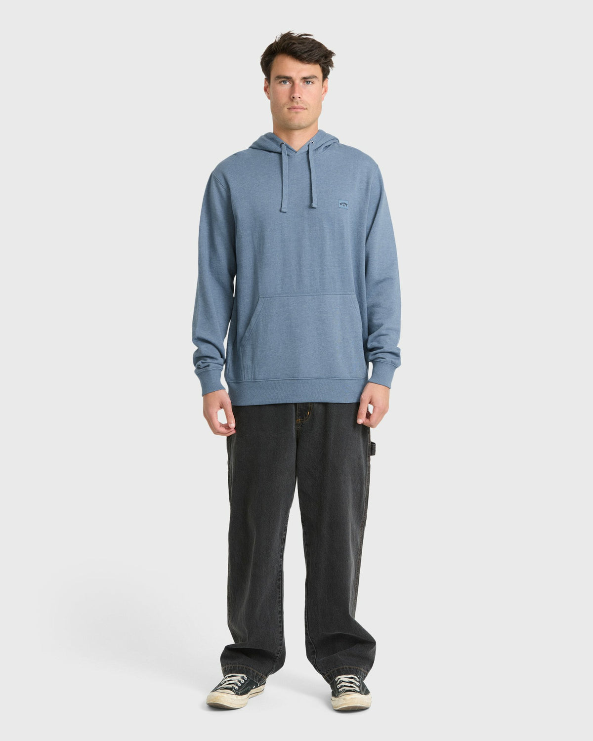 Billabong Men's All Day Pullover Hoodie - China Blue