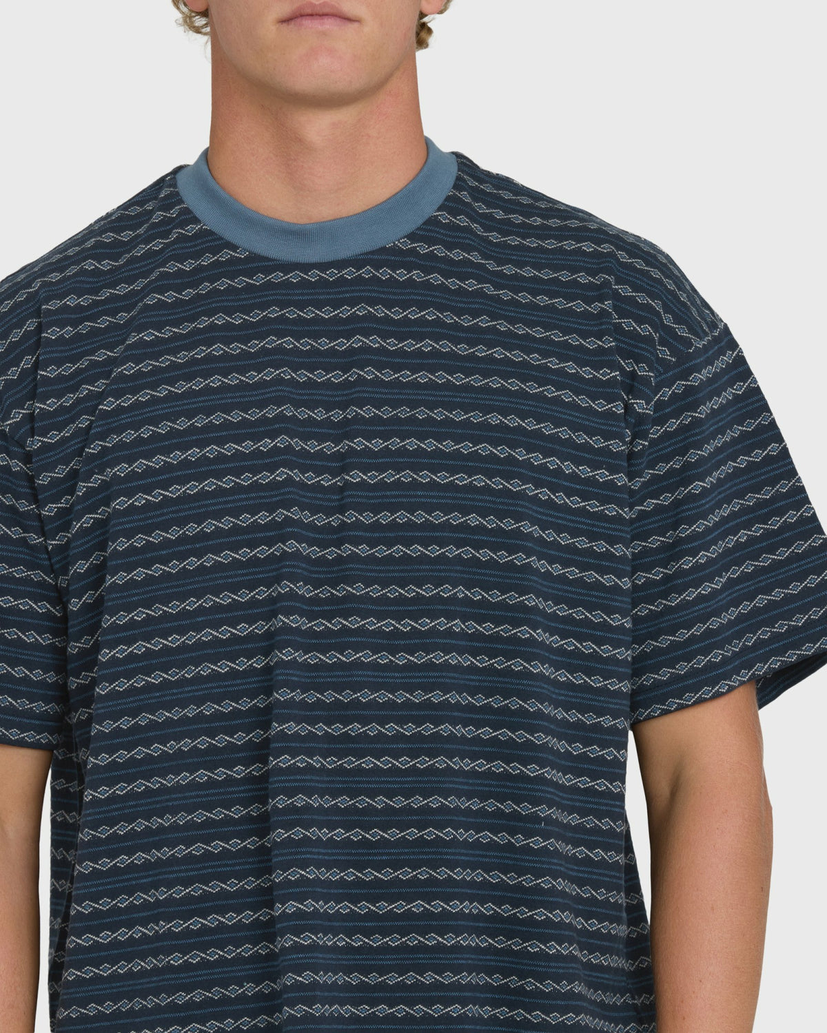 Billabong Men's Garage Sandon Short Sleeve Knit T-Shirt - True Navy