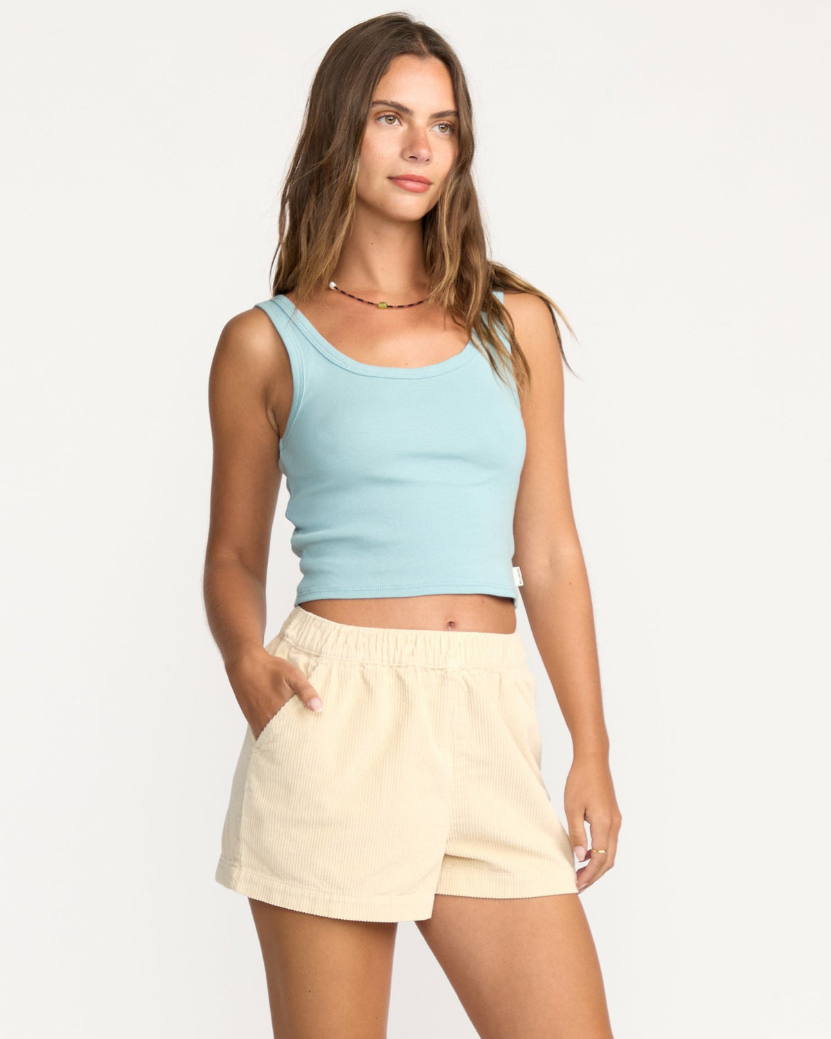 Billabong Women's Sea Ya Cord Shorts - Whitecap