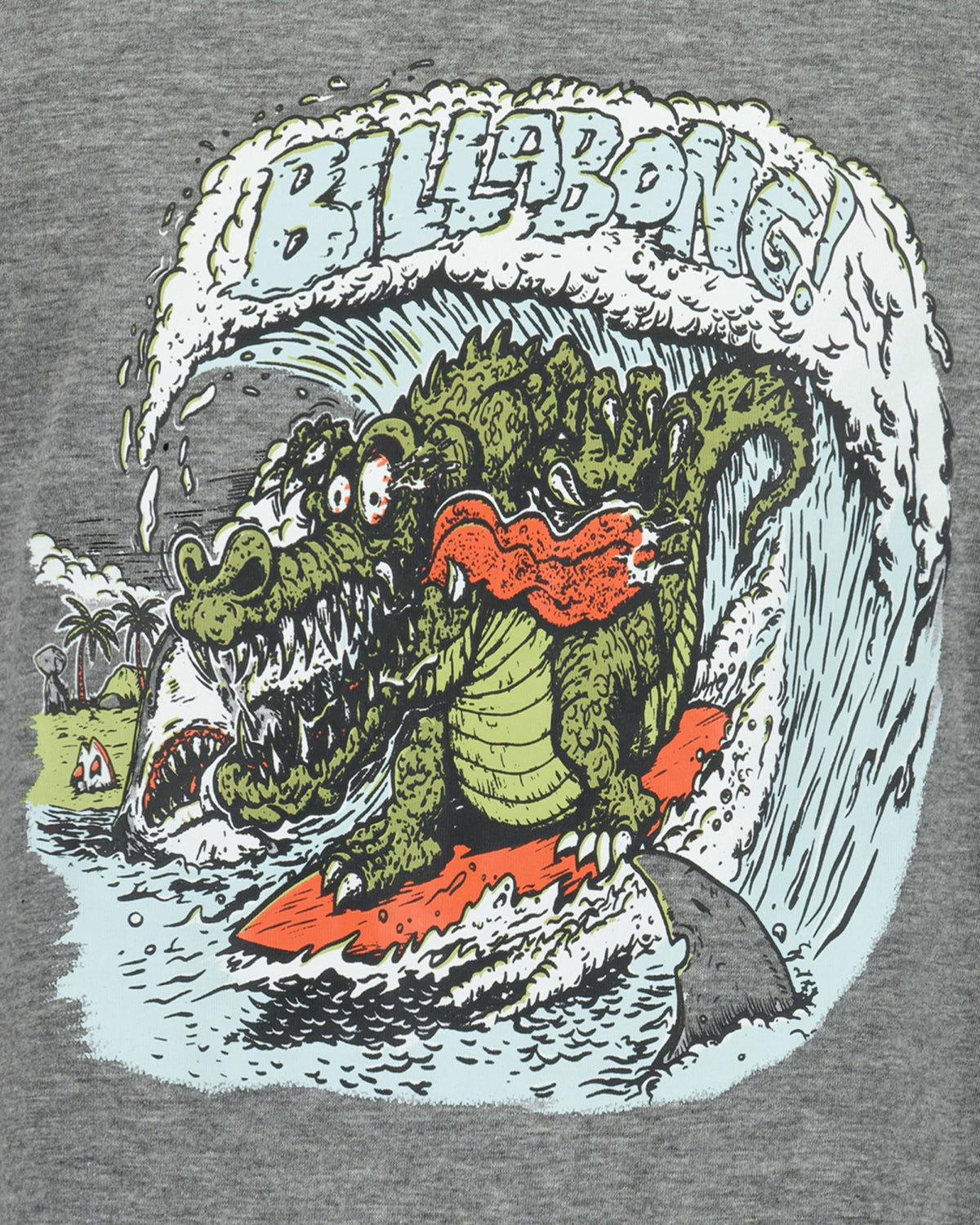 Billabong Women's Little Boys Gator Wave Short Sleeve T-Shirt