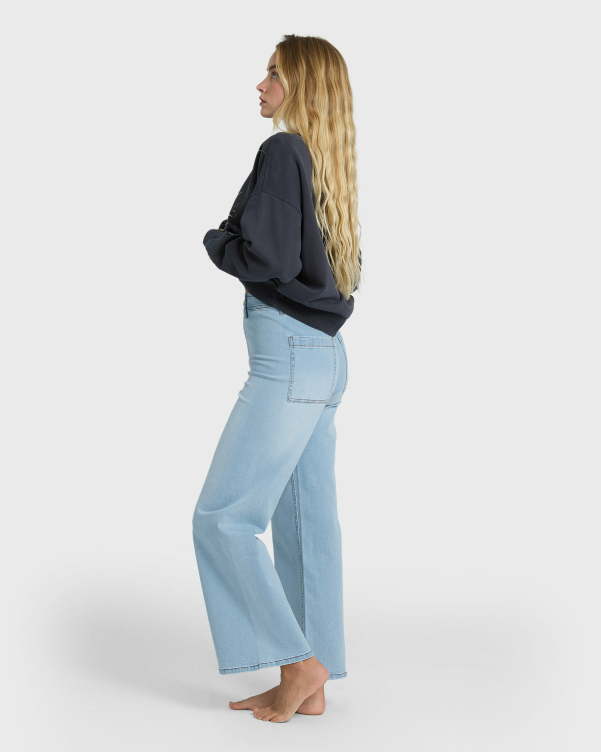Billabong Women's Free Fall High-Waist Denim Pants - Surf Spray