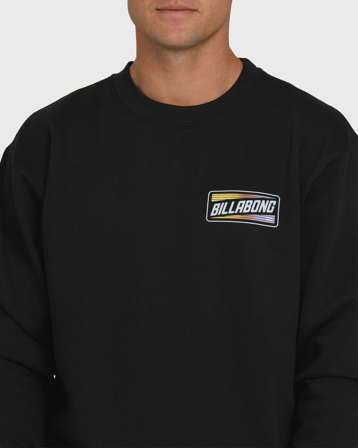 Billabong Men's Walled Crewneck Sweatshirt - Black