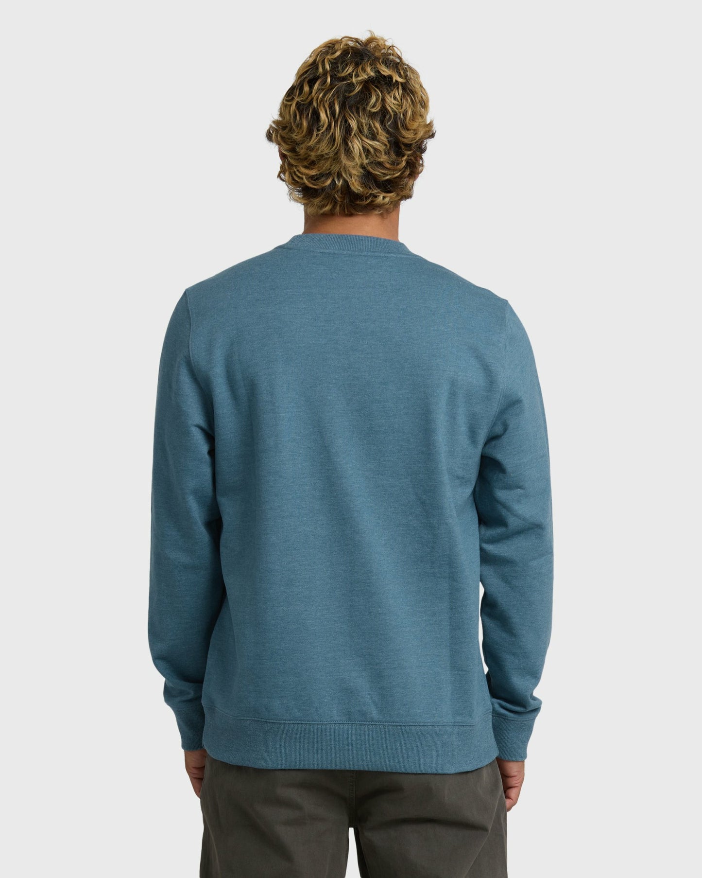 Billabong Men's All Day Crewneck Sweatshirt - Real Teal