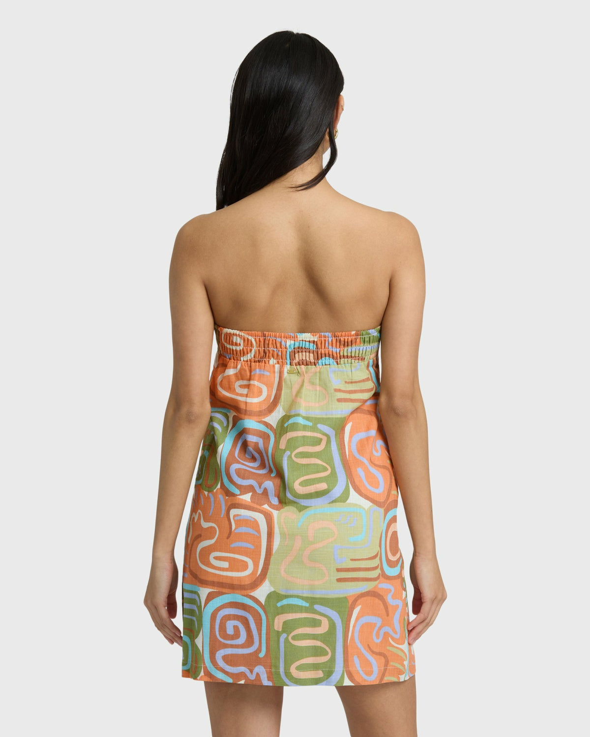 Billabong Women's Summer Glow Mini Dress - Orange Multi