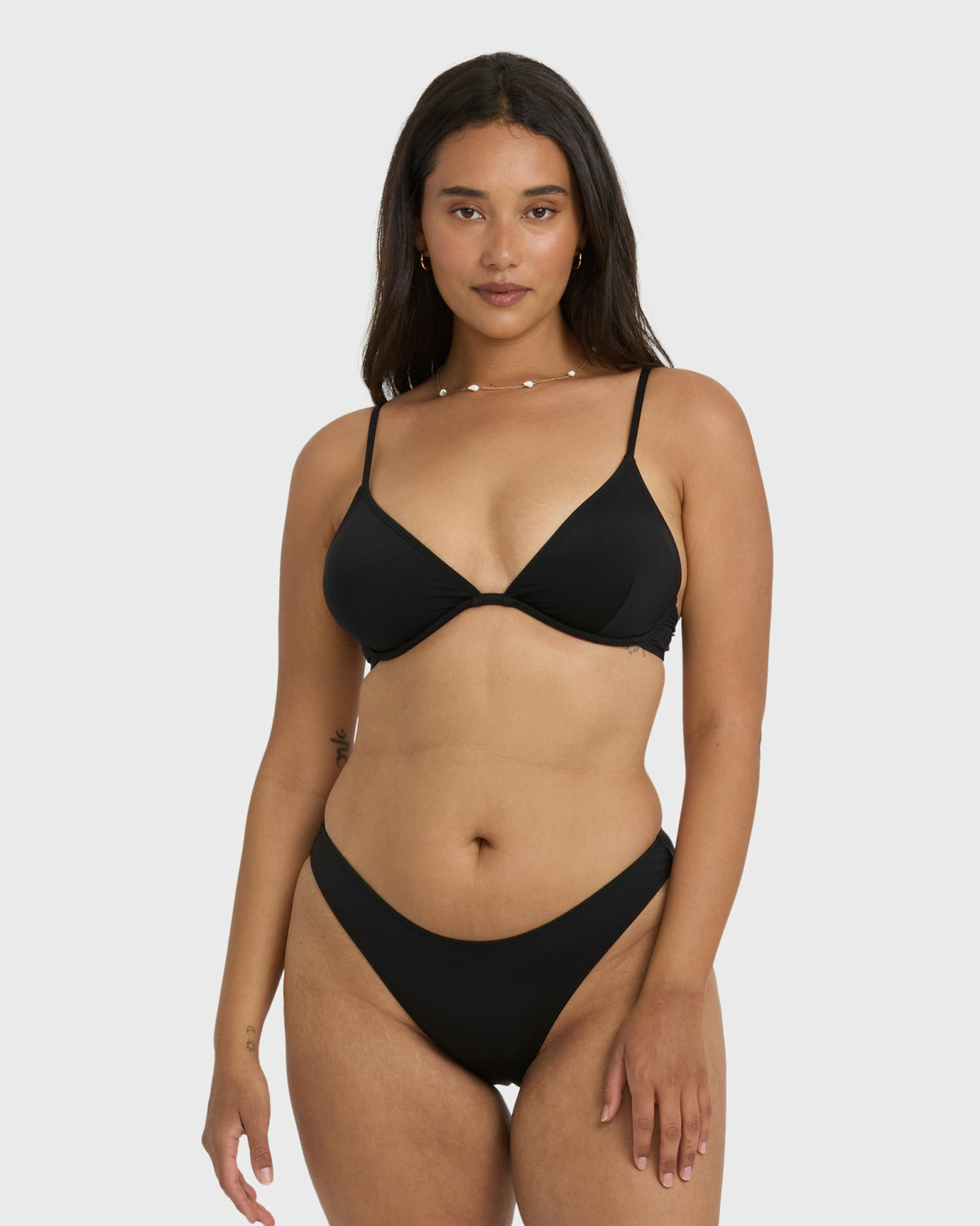 Billabong Women's Sol Searcher Reese Underwire Bikini Top - Black Pebble