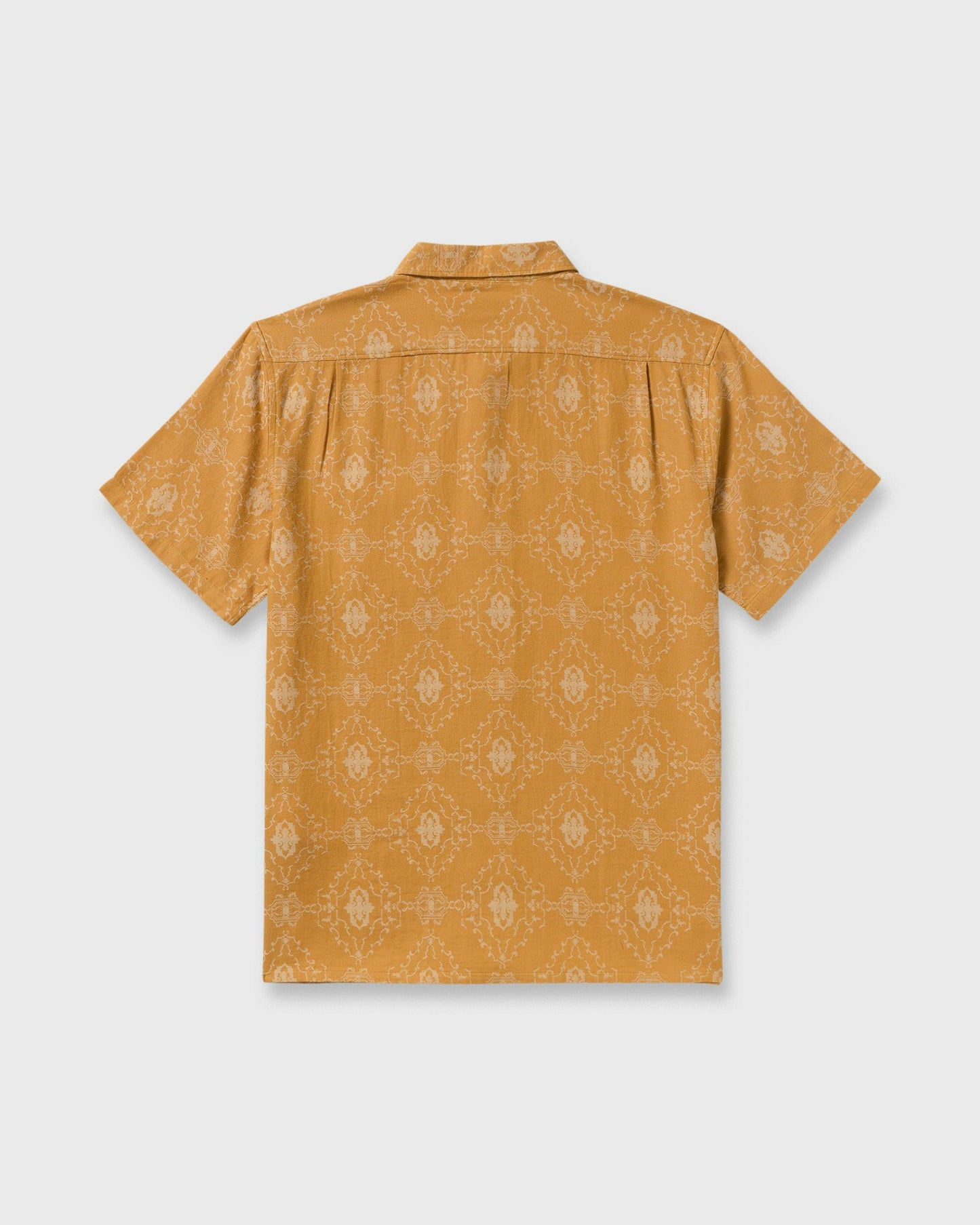 Billabong Men's Sundays Jacquard Short Sleeve Woven Shirt - Golden Haze