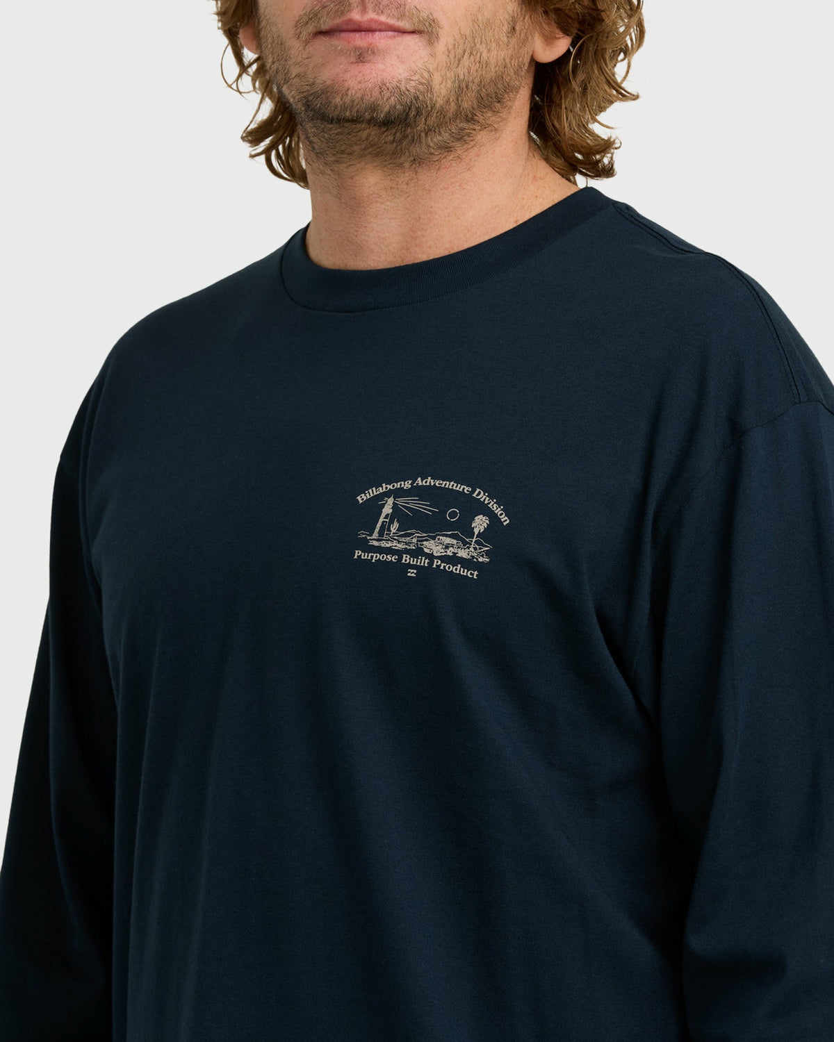 Billabong Men's A\/Div Scenic Route Long Sleeve T-Shirt - Navy