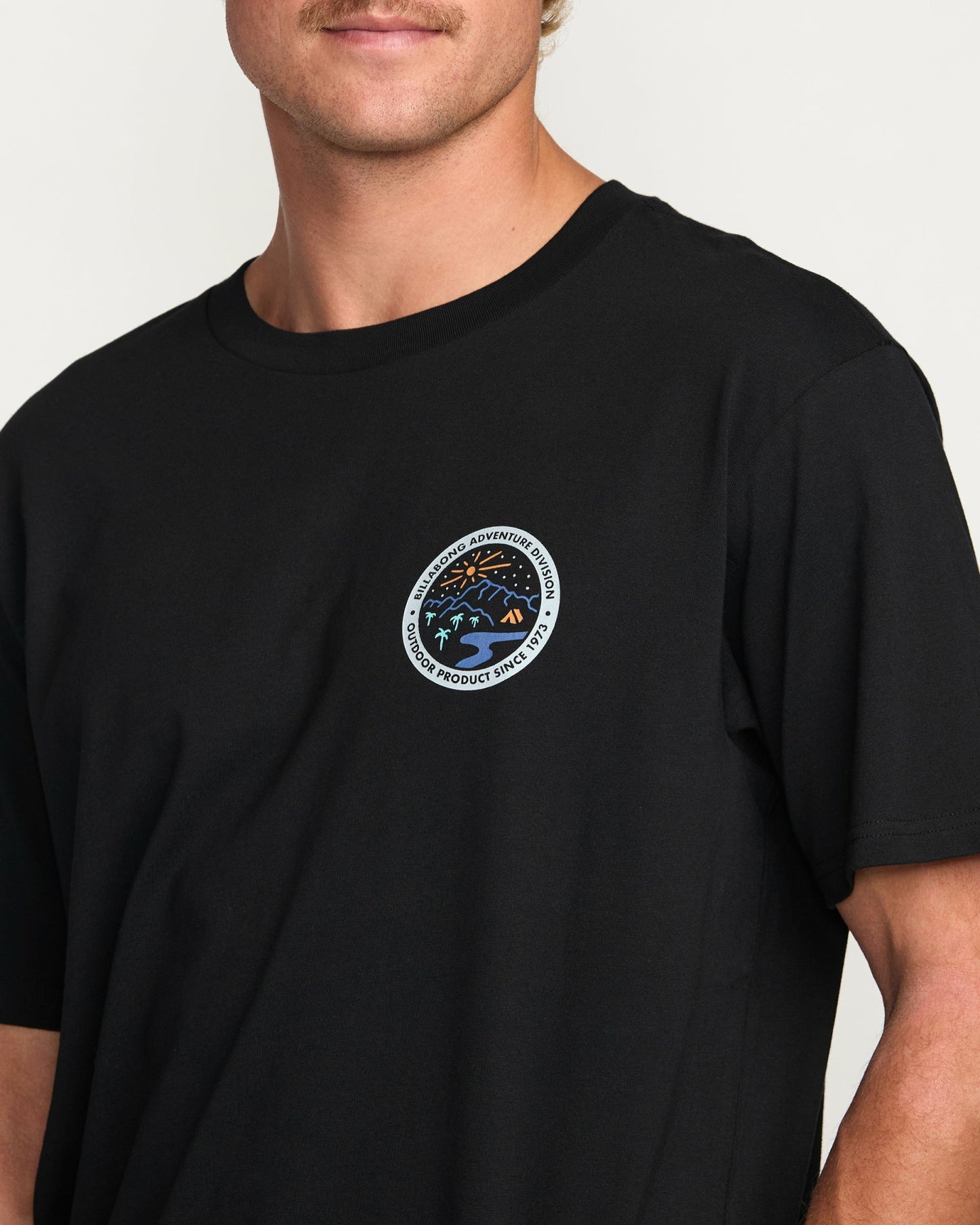 Billabong Men's Rockies A\/Div Short Sleeve T-Shirt - Black