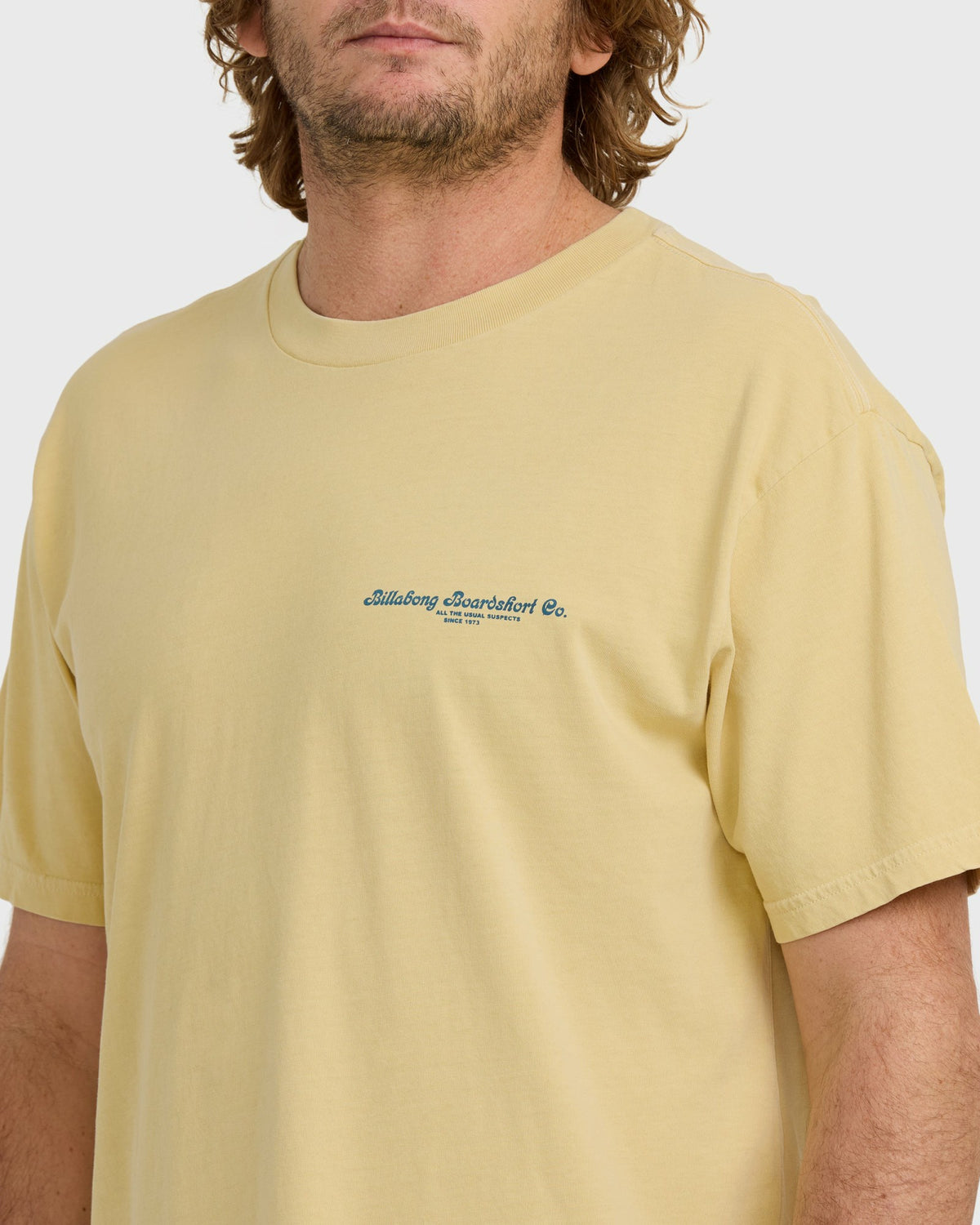 Billabong Men's Suspects Premium Ww Short Sleeve T-Shirt - Golden Yellow