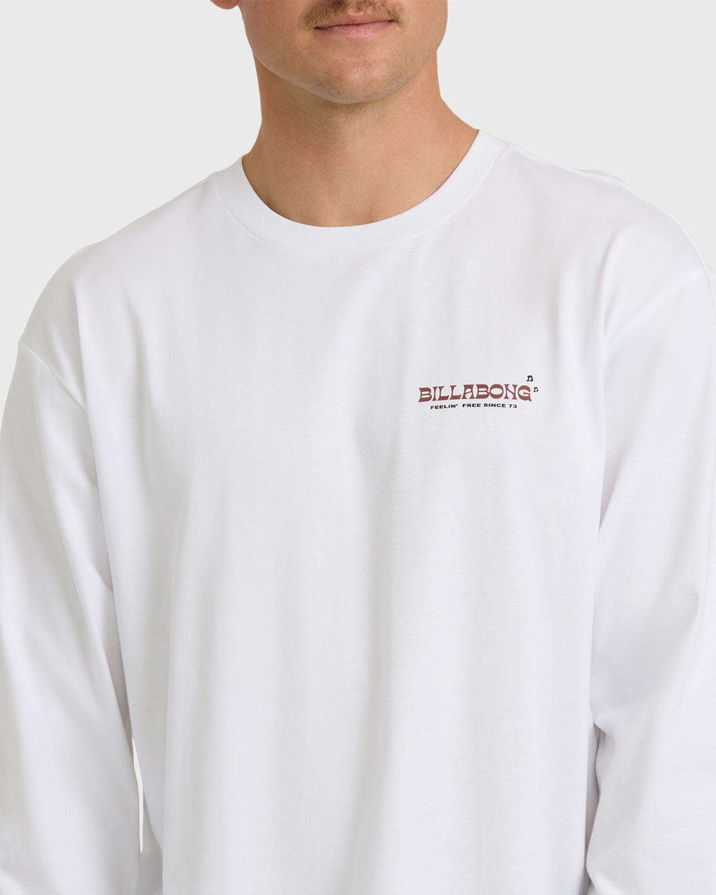 Billabong Men's Under The Sun Regular Long Sleeve T-Shirt - White
