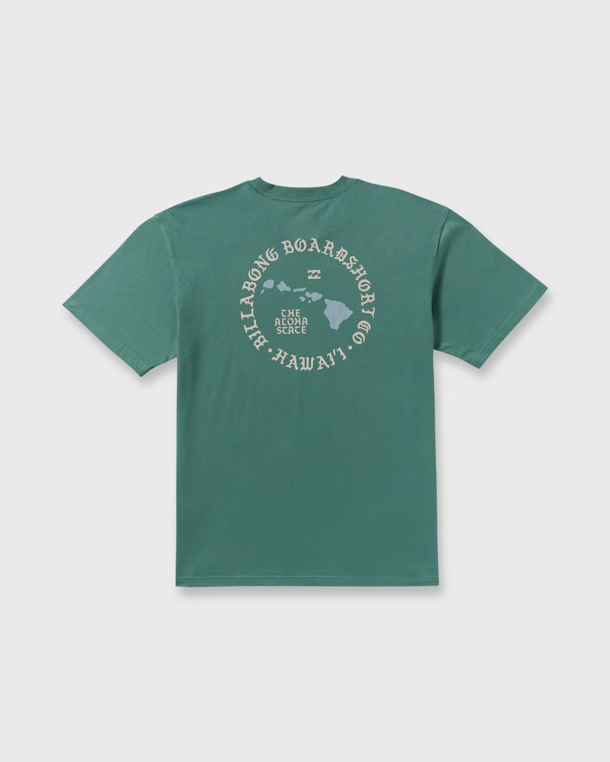 Billabong Men's Aloha Island Hi Regular Short Sleeve T-Shirt - Sage Green
