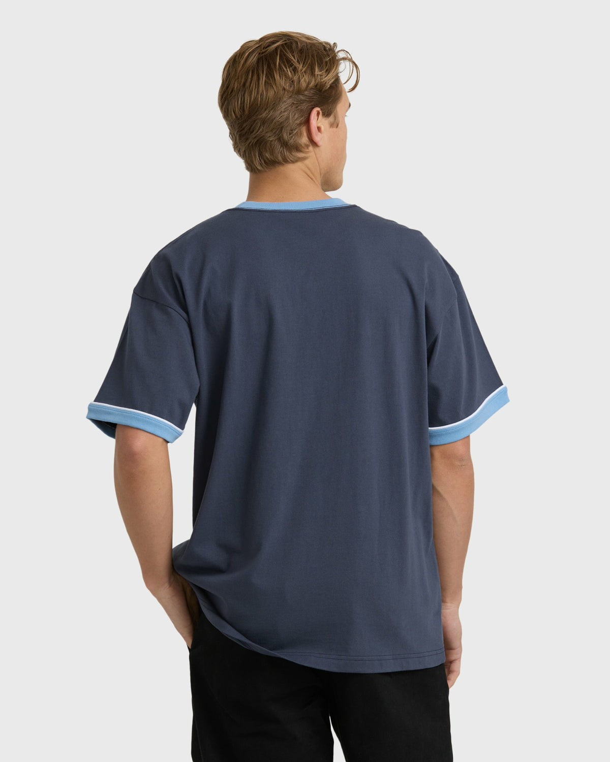 Billabong Men's Spec Ringer Short Sleeve T-Shirt - Vintage Navy