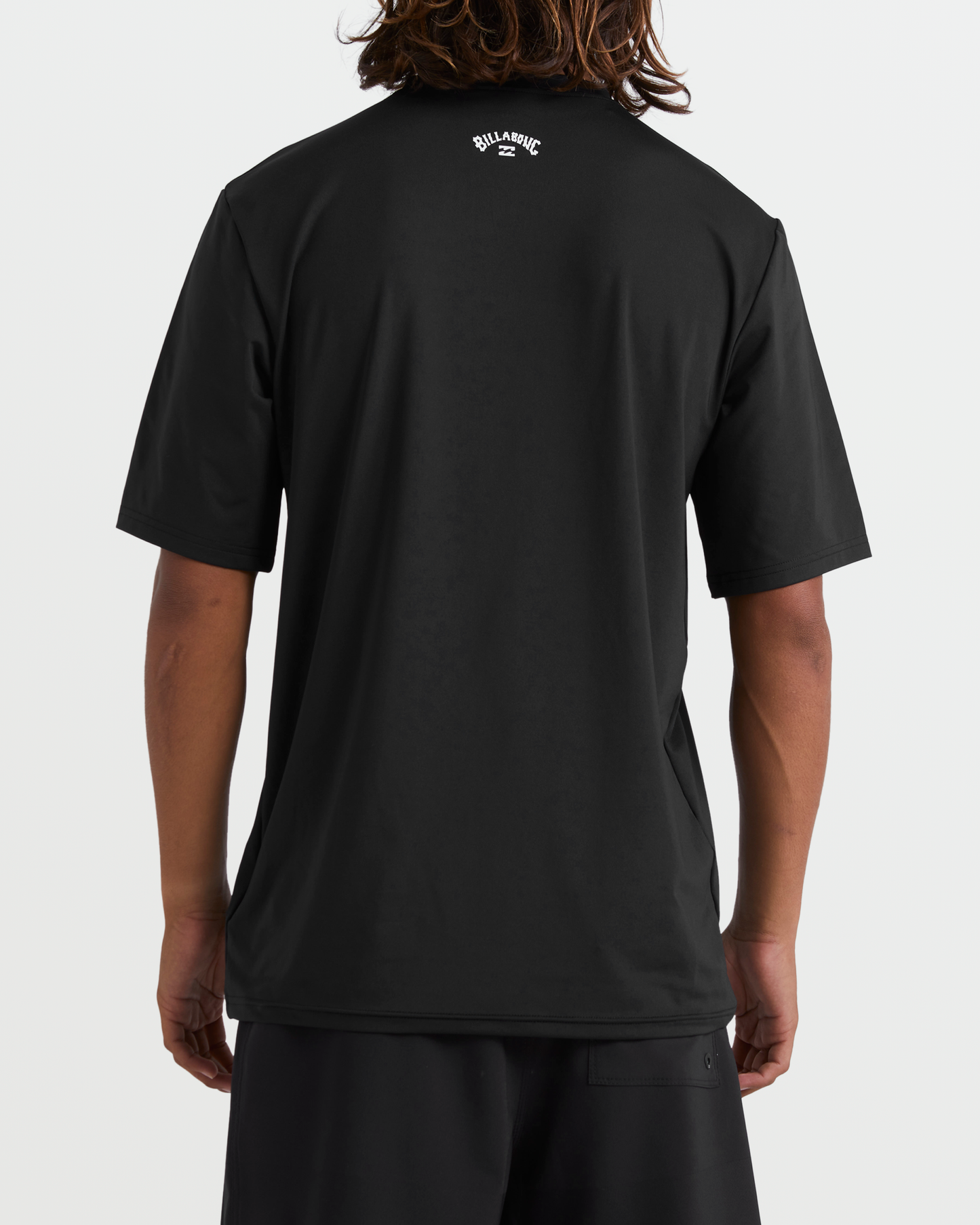 Billabong Men's All Day Wave Short Sleeve Rashguard - Black