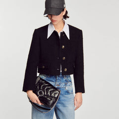 Sandro Women Yza bag in certified leather