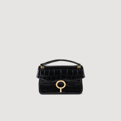 Sandro Women Mock croc leather Yza bag