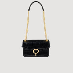 Sandro Women Mock croc leather Yza bag