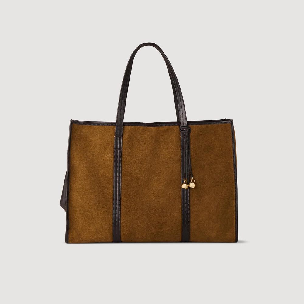 Sandro Women Suede tote bag