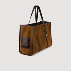 Sandro Women Suede tote bag