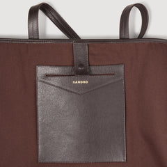 Sandro Women Suede tote bag