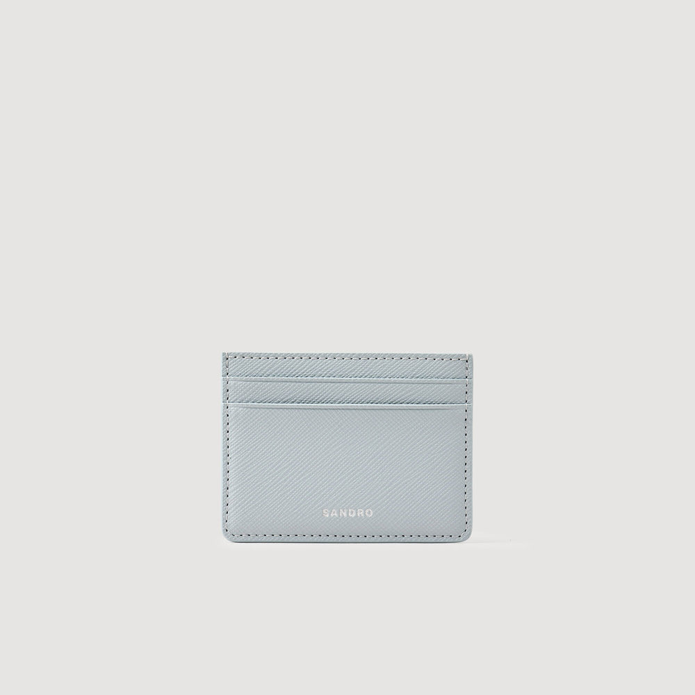 Sandro Men Reconstituted leather cardholder
