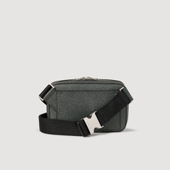 Sandro Men Small reconstitued leather bag