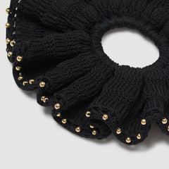 Sandro Women Beaded crochet scrunchie