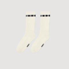 Sandro Men Cross signature embroidered socks