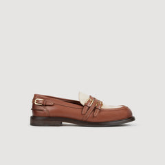 Sandro Women Shiny leather loafers