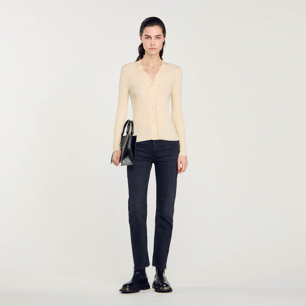 Sandro Women Cardigan in certified viscose