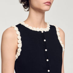 Sandro Women Crochet cardigan