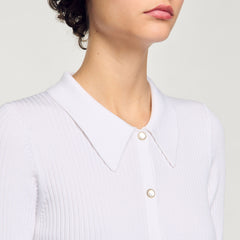 Sandro Women Rib knit cardigan