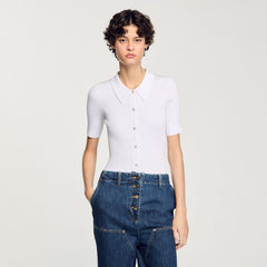 Sandro Women Rib knit cardigan
