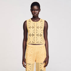 Sandro Women Crochet top