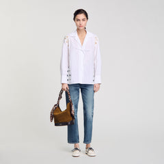 Sandro Women Poplin shirt