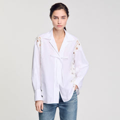 Sandro Women Poplin shirt