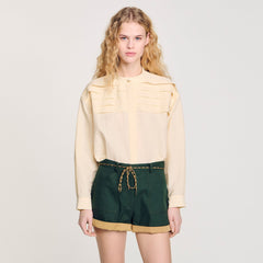 Sandro Women Jewellery detail shirt