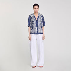Sandro Women Bandana print shirt