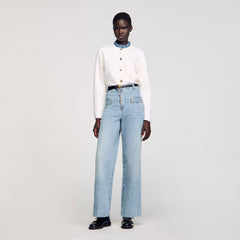Sandro Women Wide-leg jeans