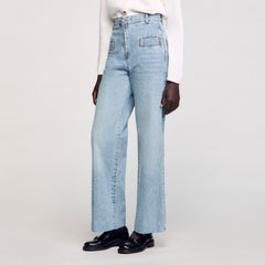Sandro Women Wide-leg jeans