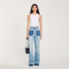 Sandro Women High-rise jeans
