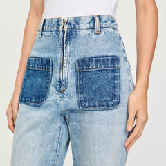Sandro Women High-rise jeans