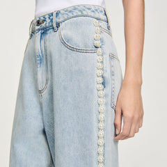 Sandro Women Beaded jeans