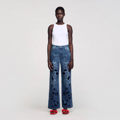 Sandro Women Embroidered jeans