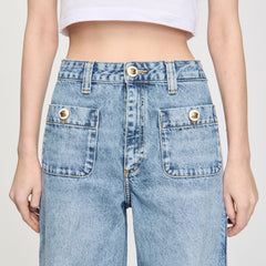 Sandro Women Faded jeans