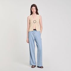Sandro Women Wide-leg jeans