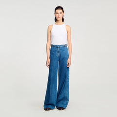 Sandro Women Wide-leg jeans
