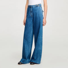 Sandro Women Wide-leg jeans